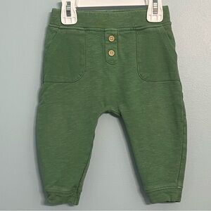 Baby Boden Infant Boy 6-9 Mo Green Jogger Pants